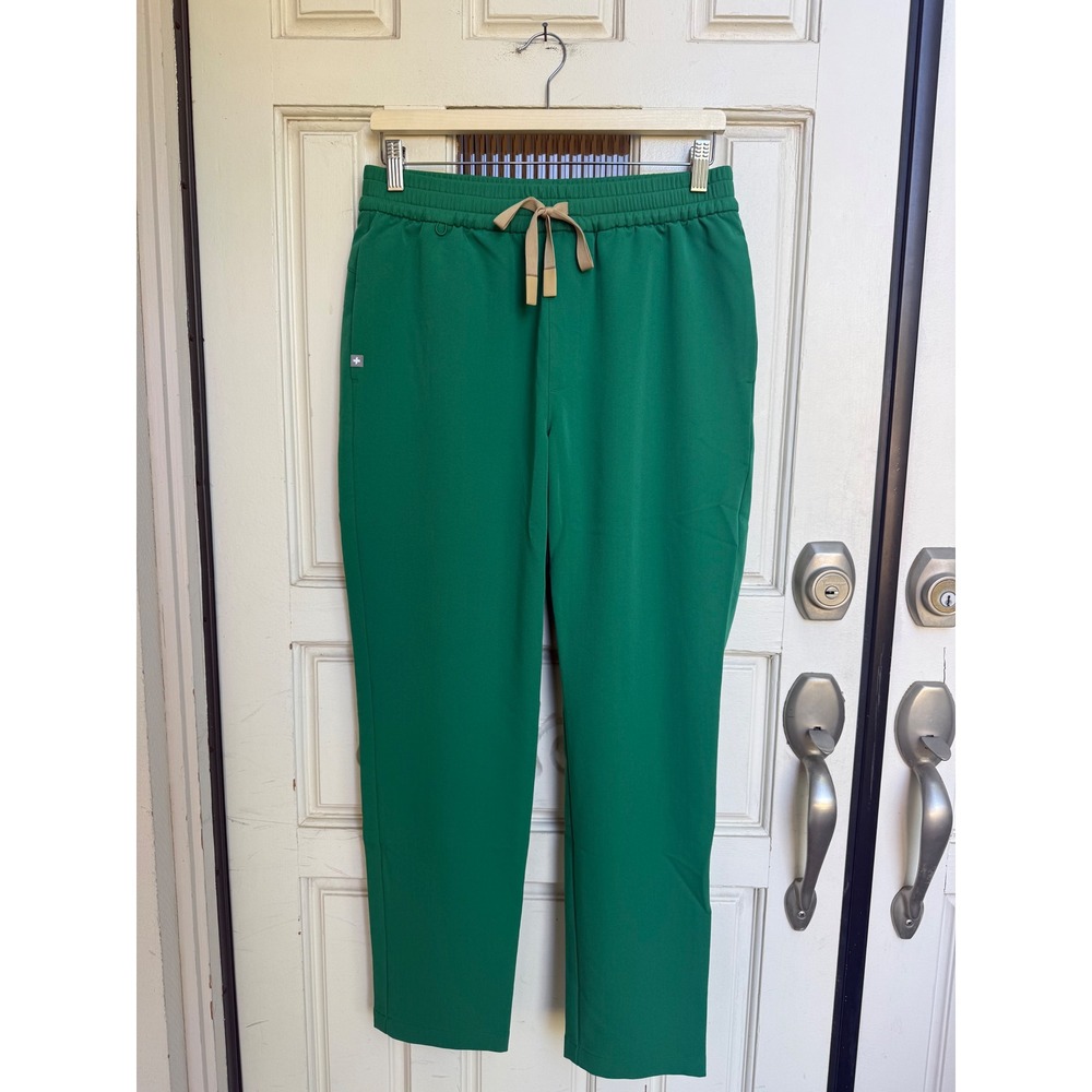FIGS Mens Lloyd Slim Tapered Scrub Pants Indocyanide Green Size Small Short